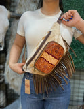 Fringe Cowhide Bumbag