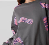 NashVegas Sequin Boots Sweatshirt