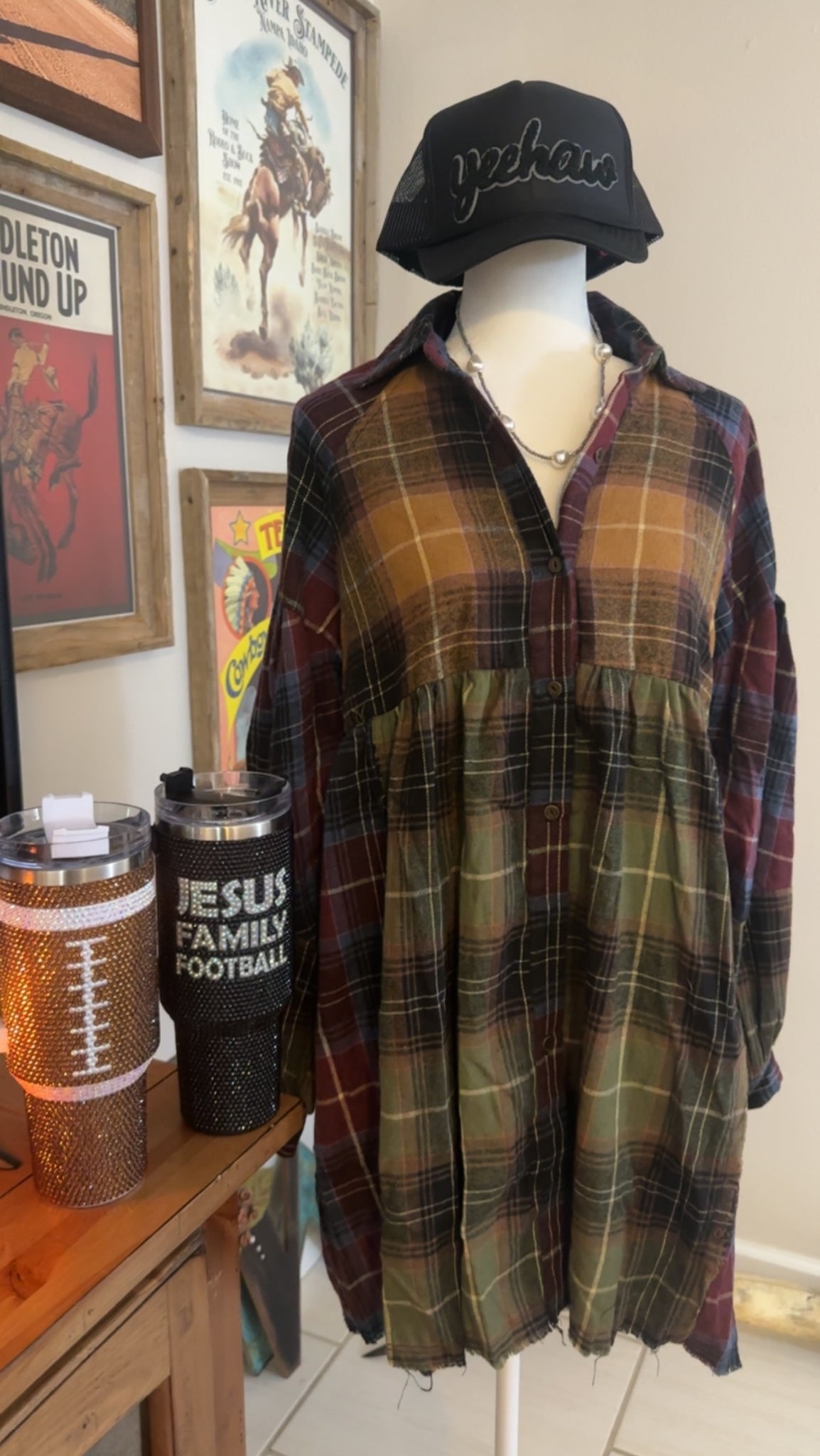 flannel sequin dress NWT a.n.a. Flannel Dress or Tunic Embroidered Sequin Shirt/Dress size Small