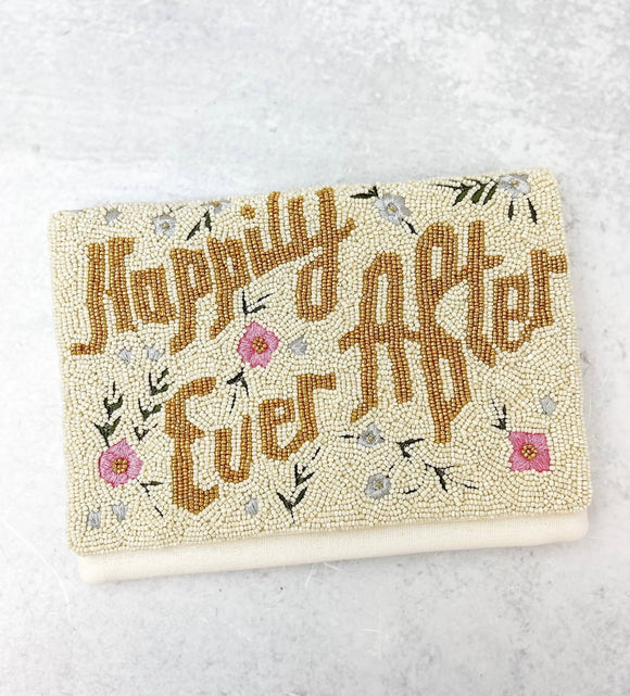 'Happily Ever After' Beaded Crossbody/Clutch